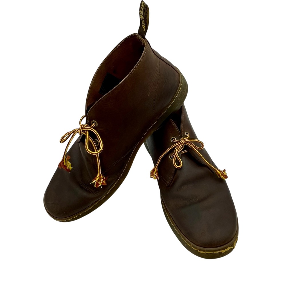 Dr. Martens Cabrillo Leather Chukka Ankle Boots Brown Mens US 12‎ UK 11 READ
